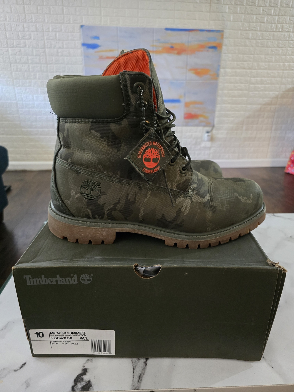 Timberland Men's Grape-Leaf Camo Boots